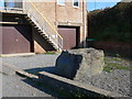 Boulder on Aberystwyth Wharf