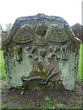 NT0573 : 18thC tombstone, Ecclesmachan by kim traynor