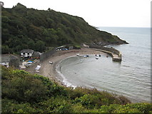 SX0952 : Polkerris Harbour by Philip Halling