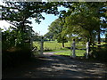 Gates to Cwmcoedwig Hall