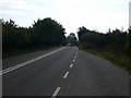 The A487 nearing Llanfarian