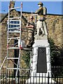 Restoration work, Newburn War Memorial