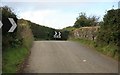 North Cornwall Railway old rail bridge on the bend