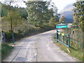 Gate at entrance to Lettermay Forest