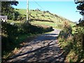 A hairpin bend at Tyddyn-tro