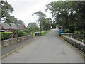 Tabor Lane from stream bridge