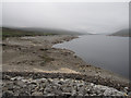 NH3470 : Low Water, Loch Glascarnoch by Hugh Venables