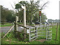 Kissing Gate on North Downs Way at Farthing Common