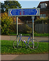 National Cycle Route direction signs, Welwyn Garden City