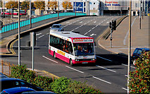 J3474 : Eastside park and ride bus, Belfast (2) by Albert Bridge