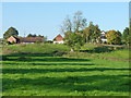 Eye Farm from the riverside footpath