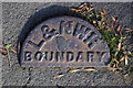 SD4867 : LNWR boundary marker, Bolton-le-Sands by Ian Taylor