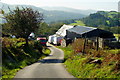 SH6337 : Lane at Llandecwyn, Gwynedd by Peter Trimming