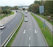 ST3486 : Spytty Road heading towards Newport Retail Park by Jaggery