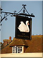 Arundel: the Swan Hotel pub sign