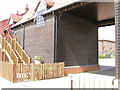 Archway entrance to housing courtyard, School Lane, Lower Cambourne