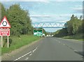 Footbridge over the A75