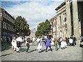 Scottish country dancing, Market Place, Macclesfield