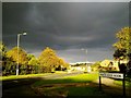 Clouds over east Swindon