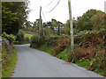 Road near Groeslŵyd farm