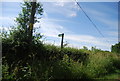 Footpath heading west from near Bough Beech Reservoir