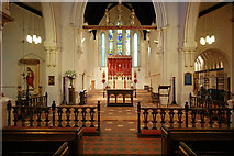 TQ3278 : St John the Evangelist, Larcom Street, Walworth, London SE17 - Chancel by John Salmon