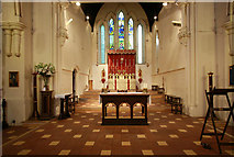 TQ3278 : St John the Evangelist, Larcom Street, Walworth, London SE17 - Chancel by John Salmon