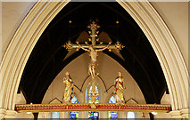 TQ3278 : St John the Evangelist, Larcom Street, Walworth, London SE17 - Rood by John Salmon