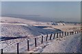 NS6733 : The view towards Glengavel Reservoir in winter by Elliott Simpson