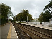 SD3676 : Cark & Cartmel Station, looking north west by Keith Salvesen