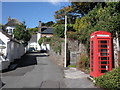 Telephone box, in Church Street, Minehead