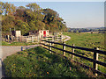 Farm track beside an old railway line