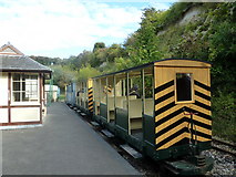 TQ0312 : Amberley Working Museum- passenger carriages at Cragside Station by Basher Eyre