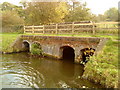 Overflow under the towpath