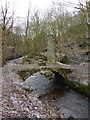 Industrial remains below Blackpit Mill Chimney