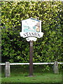 Village sign, Stanion