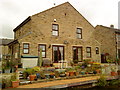 Canalside housing in Silsden