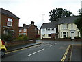 Looking from Shelley Road into Rushmans Road