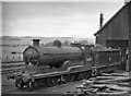 Dingwall Engine Shed, with locomotive