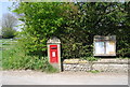 Postbox and Parish notices, Berwick