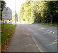 A40 approaches Abergavenny from the south