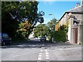 Manse Road at the junction with Castle Hill