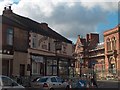 Upperthorpe - Upperthorpe Hotel (left) and Library (right)