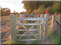 TA0705 : Gates on the Viking Way at Owmby by Jonathan Thacker