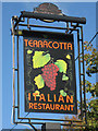 Terracota sign