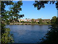 Houses with quays on the river Thames