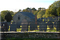 Graveyard and church, Llanegryn