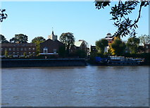 TQ2177 : View across the Thames to Chiswick by Eirian Evans
