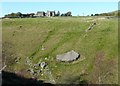 Rock on the hillside, Colden Clough