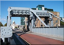 O1634 : The twin Scherzer Rolling Lift Bridges at George's Dock by Eric Jones